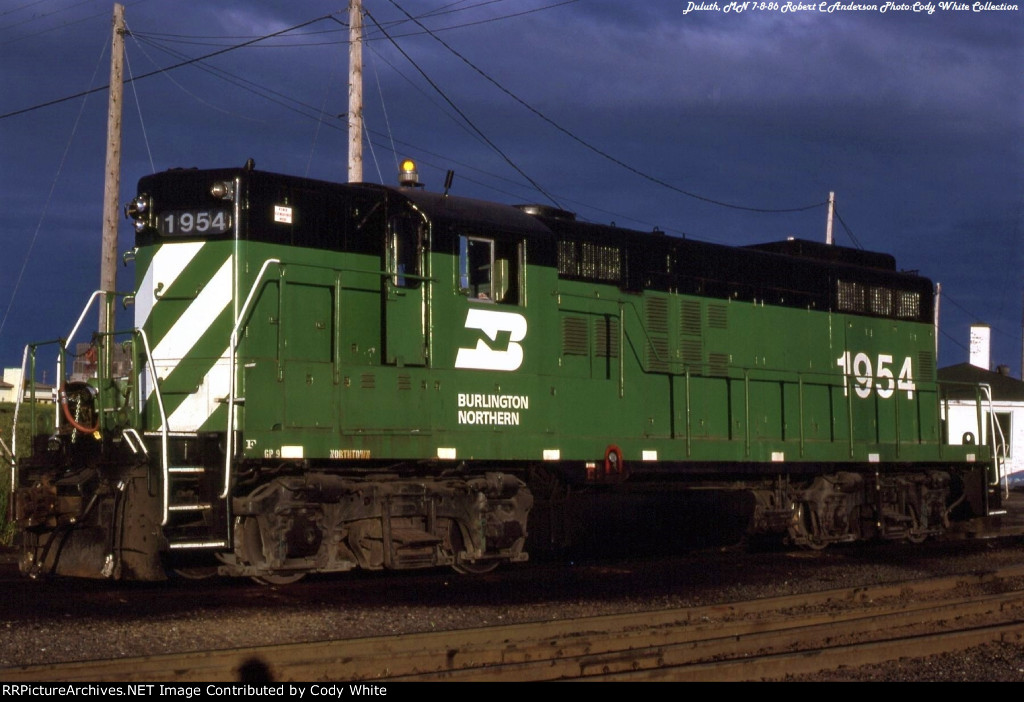 Burlington Northern GP9 1954